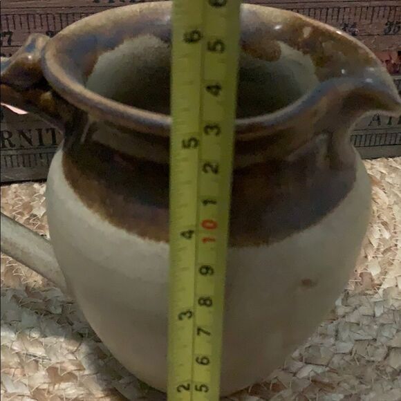 Boho handmade pottery piece pitcher - Picture 4 of 4